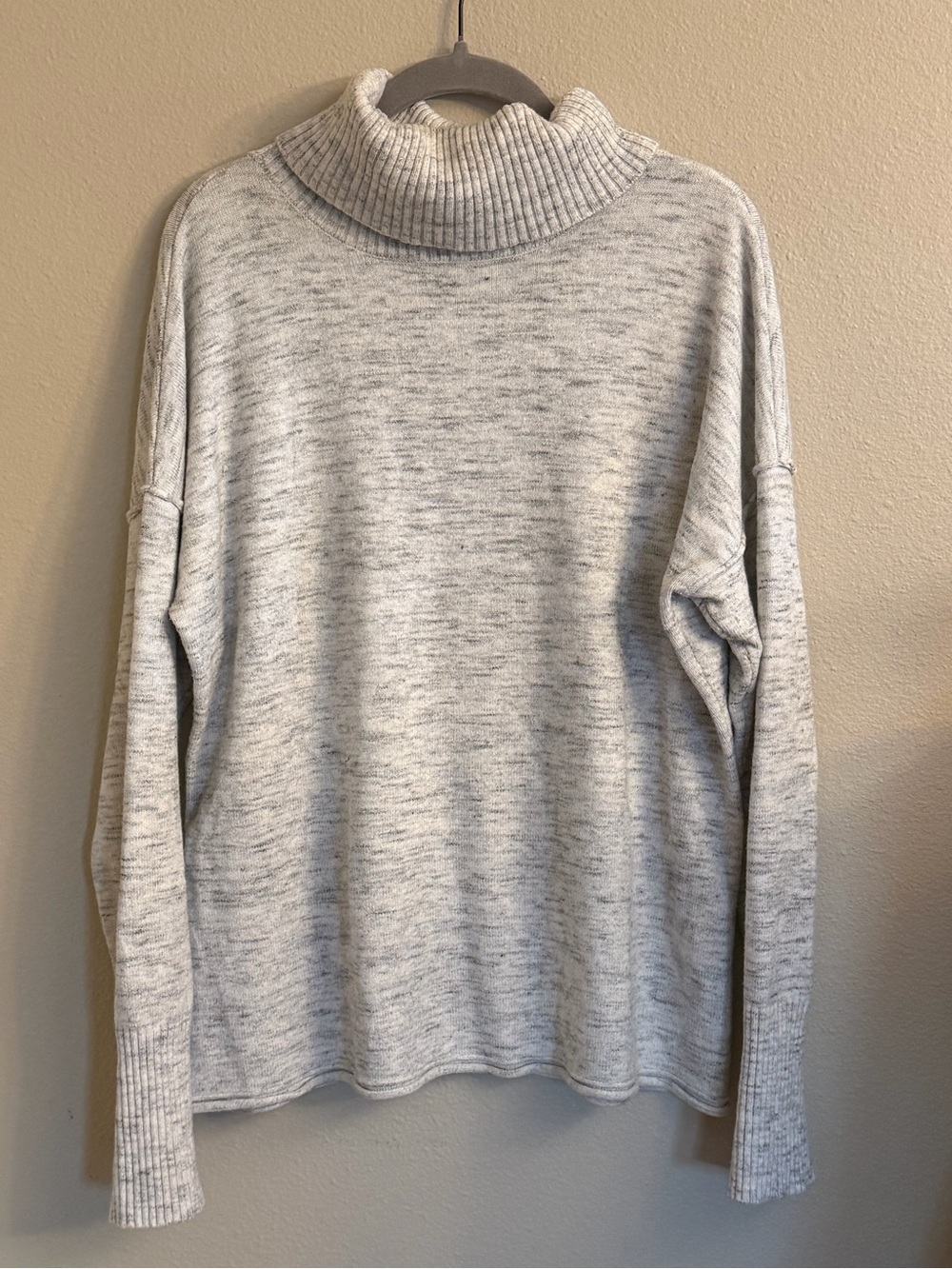RD Style Heather Gray Turtleneck Pullover Sweater- Size XL